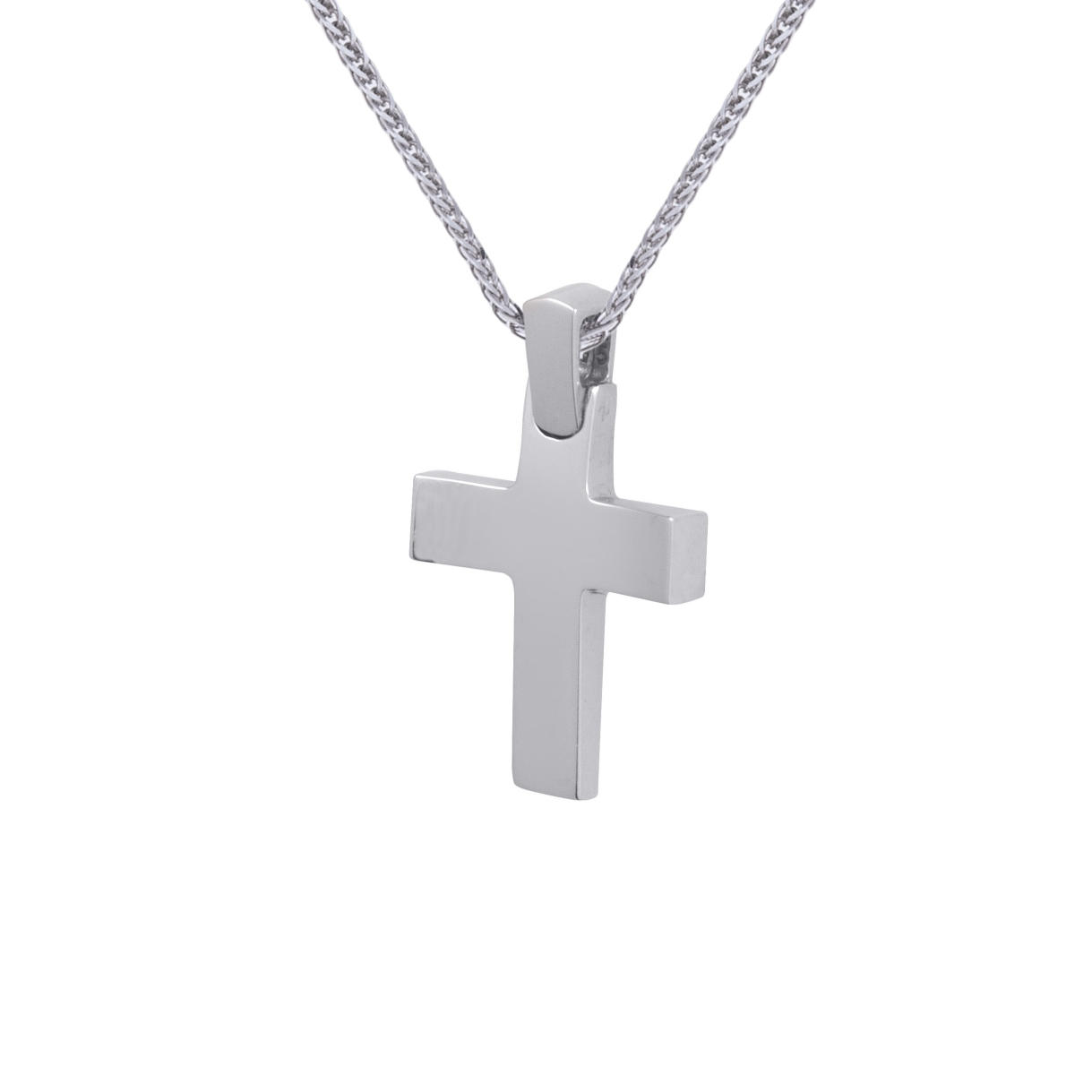 ΣΤΑΥΡΟΣ VALORO ΜΕ ΑΛΥΣΙΔΑ ΑΠΟ 14 ΚΑΡΑΤΙΑ ΛΕΥΚΟΧΡΥΣΟ