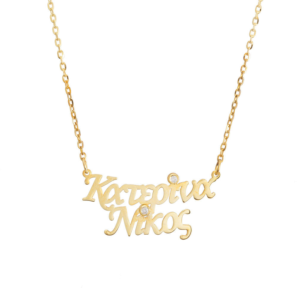 ΚΟΛΙΕ PERSONAL JEWEL ΑΠΟ ΚΙΤΡΙΝΟ ΕΠΙΧΡΥΣΩΜΕΝΟ ΑΣΗΜΙ ΜΕ ΖΙΡΓΚΟΝ