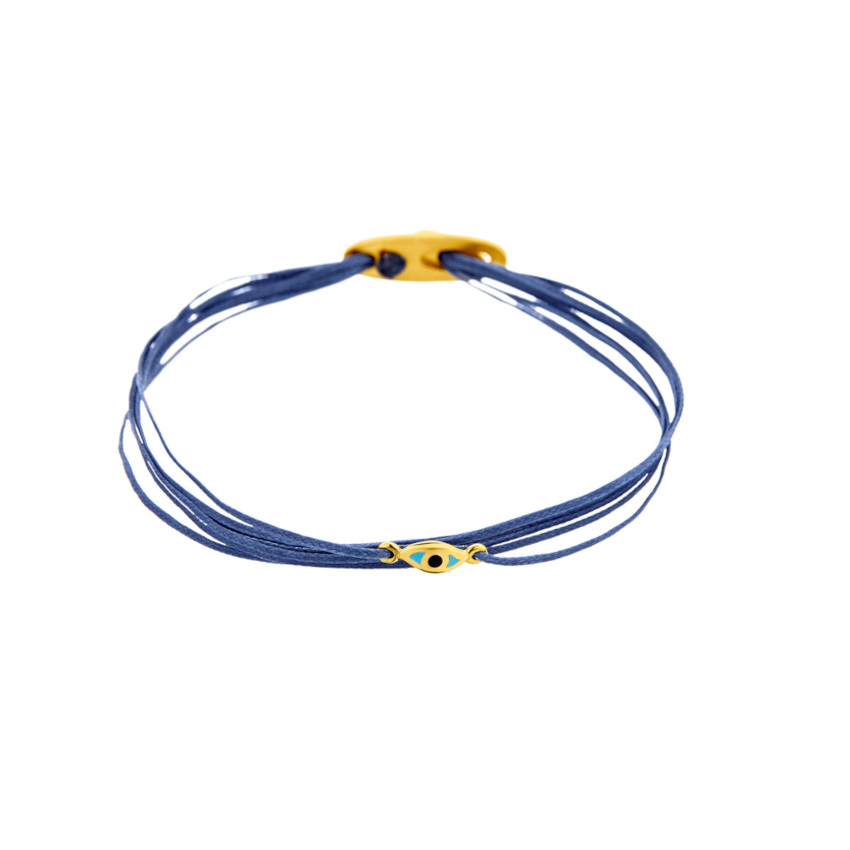 HONOR OMANO ΒΡΑΧΟΛΙ EYE CORD ΑΠΟ ΚΙΤΡΙΝΟ ΕΠΙΧΡΥΣΩΜΕΝΟ ΑΣΗΜΙ SB98Y
