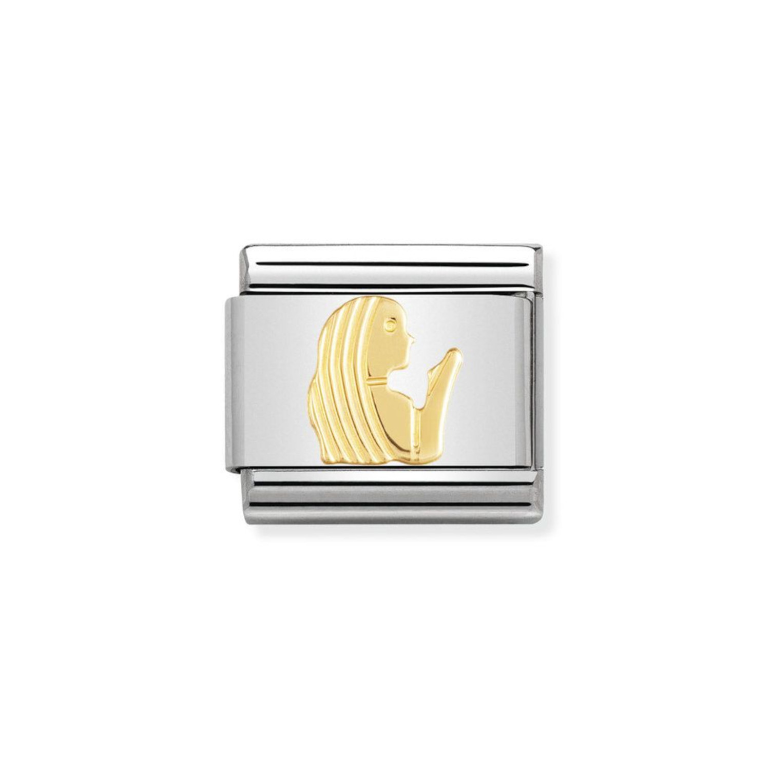 NOMINATION COMPOSABLE CLASSIC LINK VIRGO IN 18K GOLD 030104/06