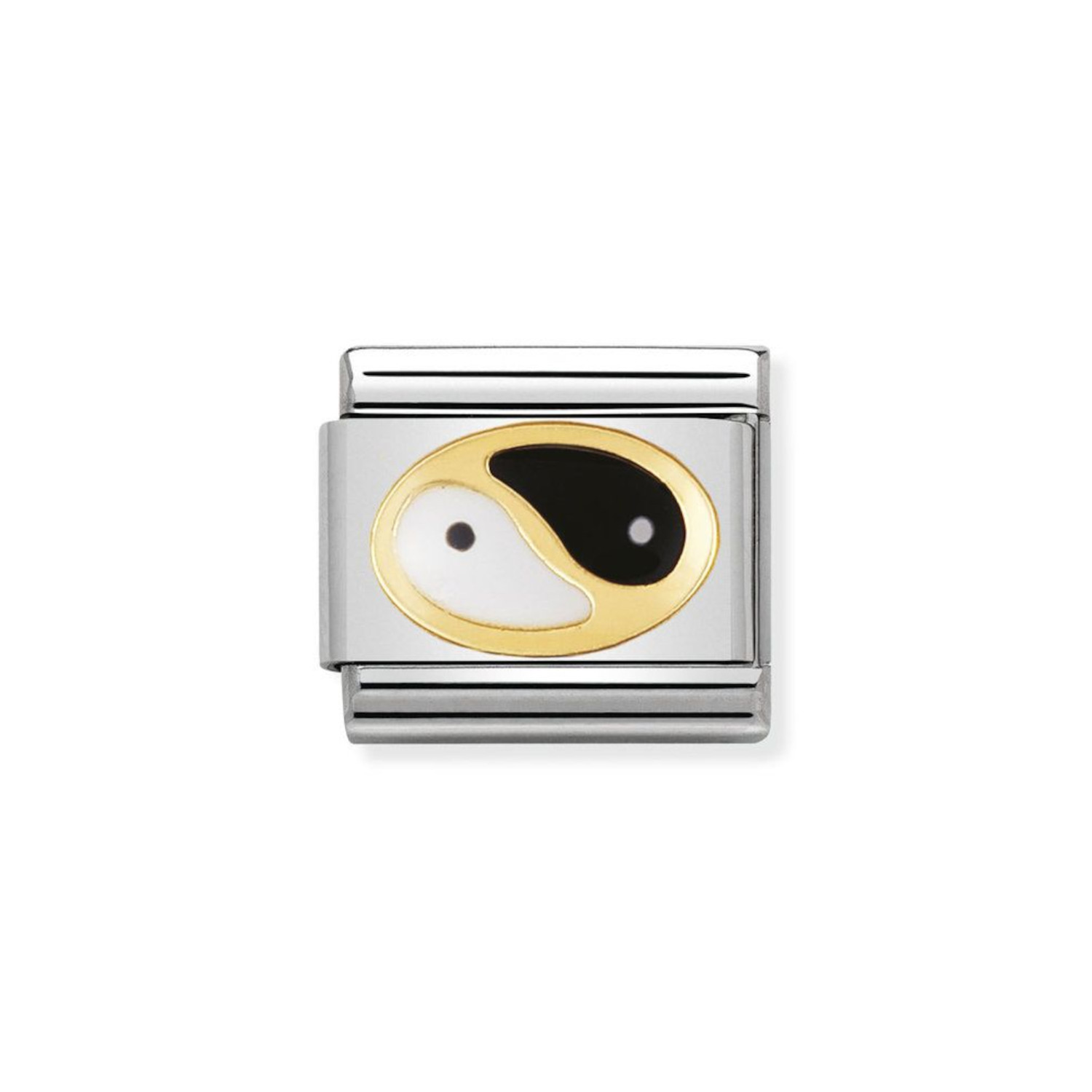 NOMINATION COMPOSABLE CLASSIC LINK YIN YANG IN 18K GOLD 030208/23