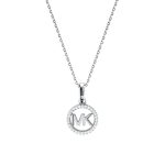 MICHAEL KORS CHARMS ΚΟΛΙΕ ΑΠΟ ΕΠΙΠΛΑΤΙΝΩΜΕΝΟ ΑΣΗΜΙ ΜΕ ΖΙΡΓΚΟΝ MKC1108AN040