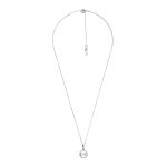 MICHAEL KORS CHARMS ΚΟΛΙΕ ΑΠΟ ΕΠΙΠΛΑΤΙΝΩΜΕΝΟ ΑΣΗΜΙ ΜΕ ΖΙΡΓΚΟΝ MKC1108AN040