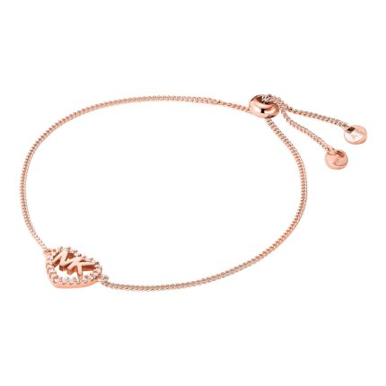 MICHAEL KORS PREMIUM ΒΡΑΧΙΟΛΙ ΑΠΟ ΡΟΖ ΕΠΙΧΡΥΣΩΜΕΝΟ ΑΣΗΜΙ ΜΕ ΖΙΡΓΚΟΝ MKC1242AN791
