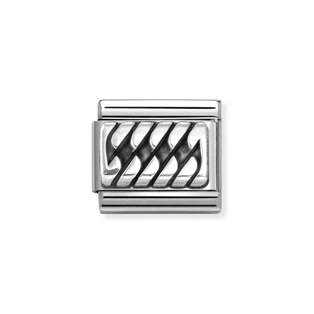NOMINATION COMPOSABLE CLASSIC LINK BRAID IN STERLING SILVER 330102/59 NOMINATION COMPOSABLE CLASSIC LINK BRAID IN STERLING SILVER 330102/59
