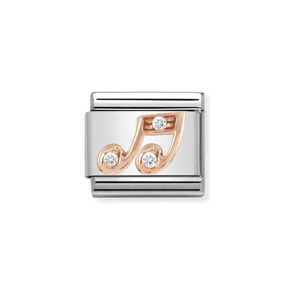 NOMINATION COMPOSABLE CLASSIC LINK MUSIC NOTE IN 9K ROSE GOLD 430305/25 NOMINATION COMPOSABLE CLASSIC LINK MUSIC NOTE IN 9K ROSE GOLD 430305/25