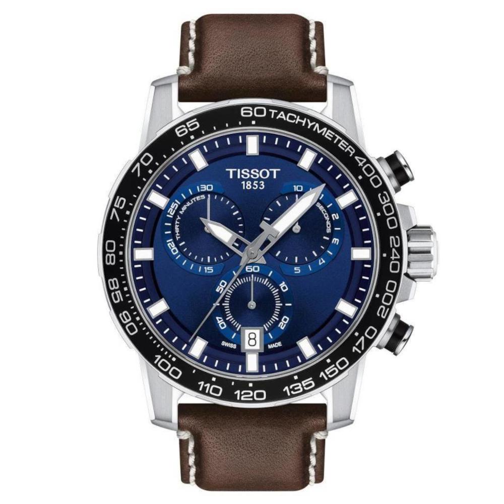 Tissot Supersport Chrono Brown Leather Strap Chronograph T1256171604100 Tissot Supersport Chrono Brown Leather Strap Chronograph T1256171604100