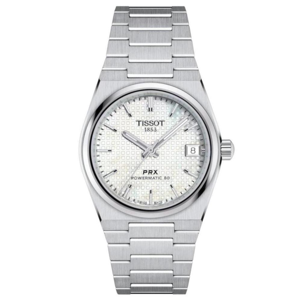 Tissot T-Classic PRX Powermatic 80 Automatic Silver Stainless Steel Bracelet T1372071111100 Tissot T-Classic PRX Powermatic 80 Automatic Silver Stainless Steel Bracelet T1372071111100