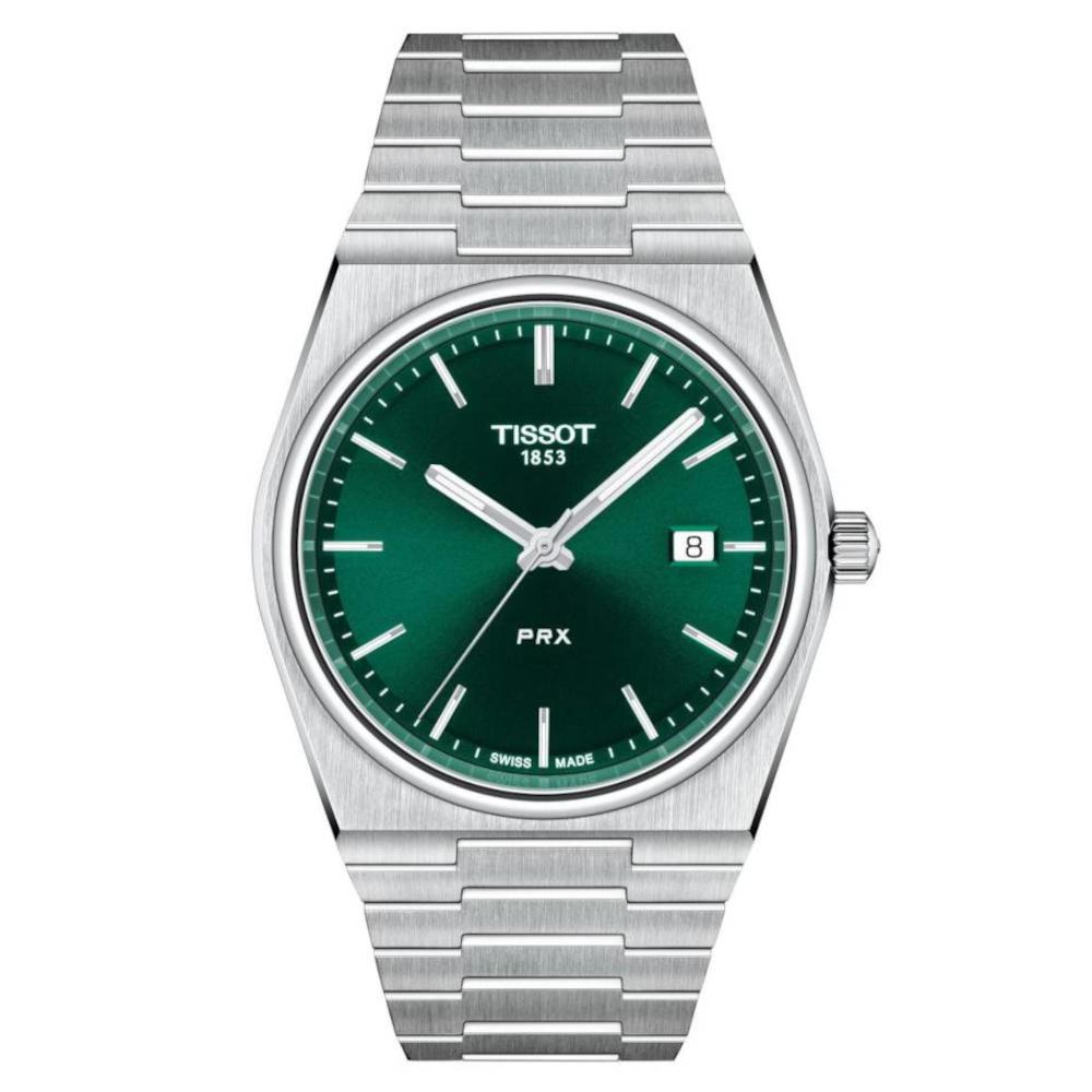 Tissot T-Classic PRX 40 Silver Stainless Steel Bracelet T1374101109100 Tissot T-Classic PRX 40 Silver Stainless Steel Bracelet T1374101109100