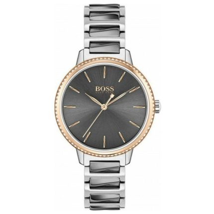 Boss Signature Crystals Stainless Steel Bracelet 1502569