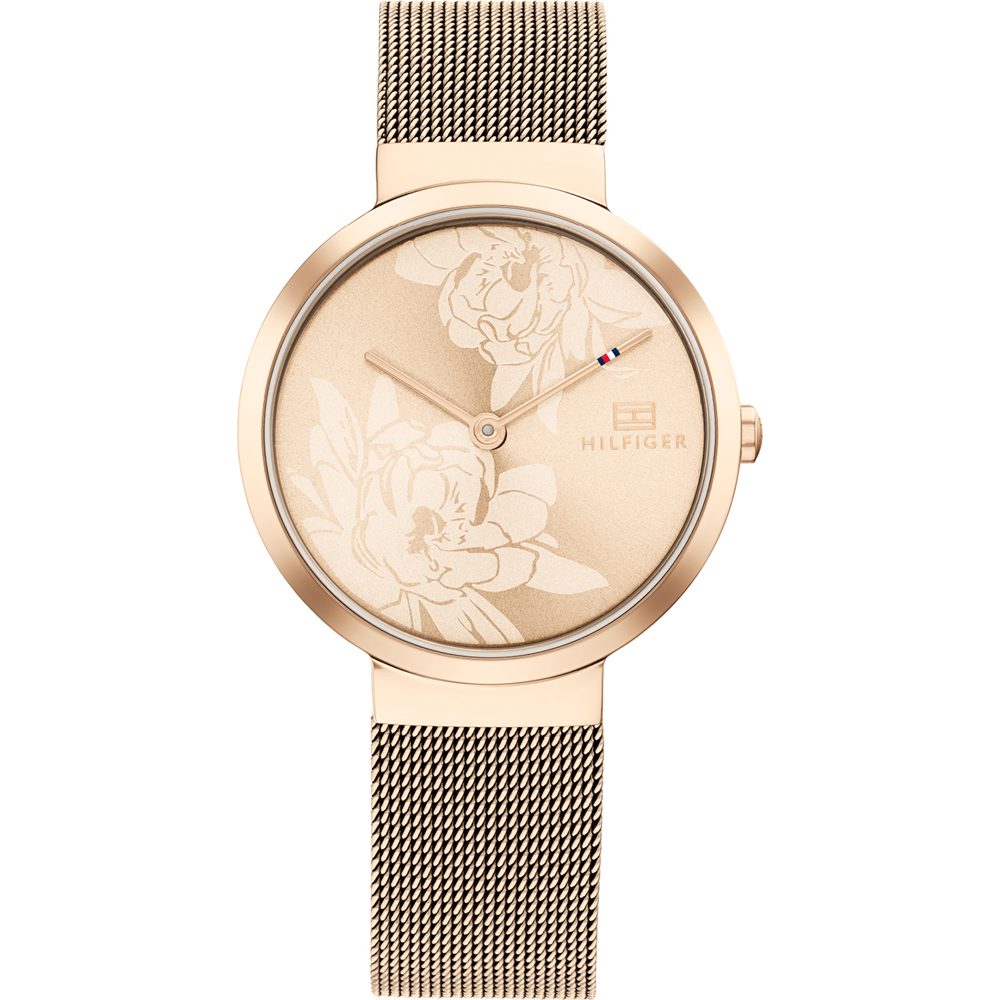 1782471_1 Tommy Hilfiger Libby Rose Gold Stainless Steel Mesh Bracelet 1782471