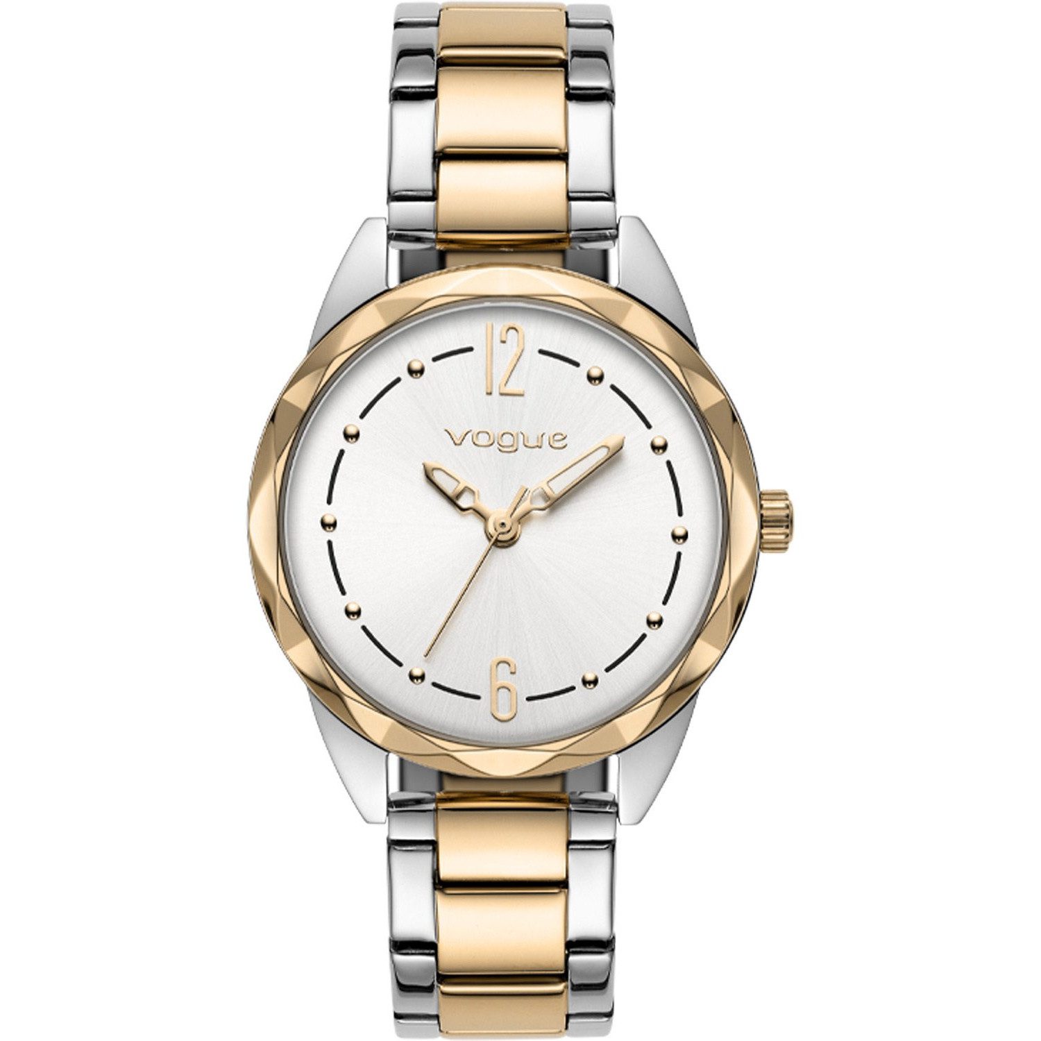 2020611771_1 Vogue Nico Two Tone Stainless Steel Bracelet 2020611771