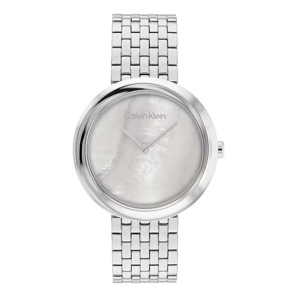 25200320 Calvin Klein Twisted Bezel Stainless Steel Bracelet 25200320