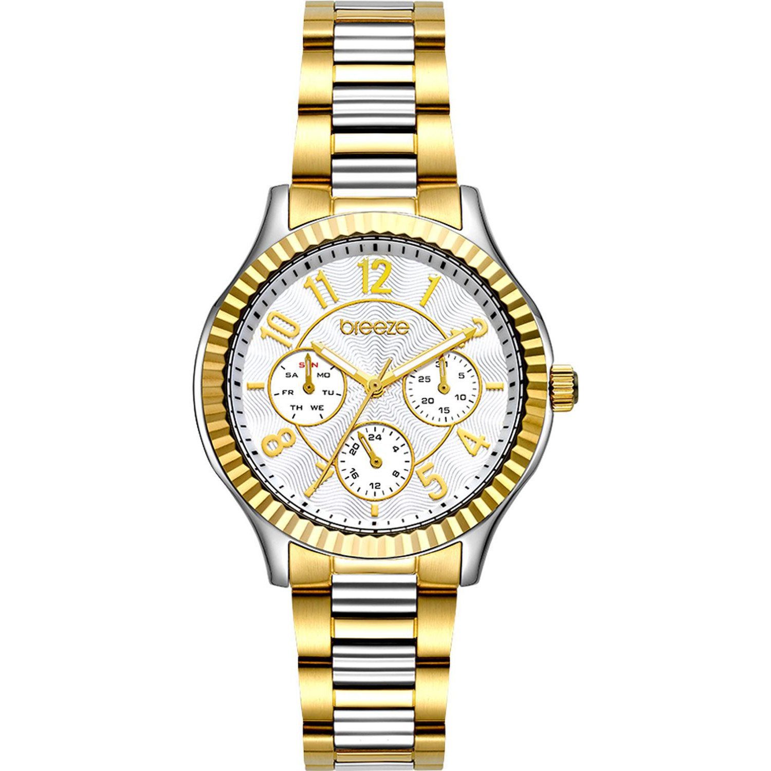 712171.2_1 Breeze Suprecious Two Tone Stainless Steel Bracelet 712171.2
