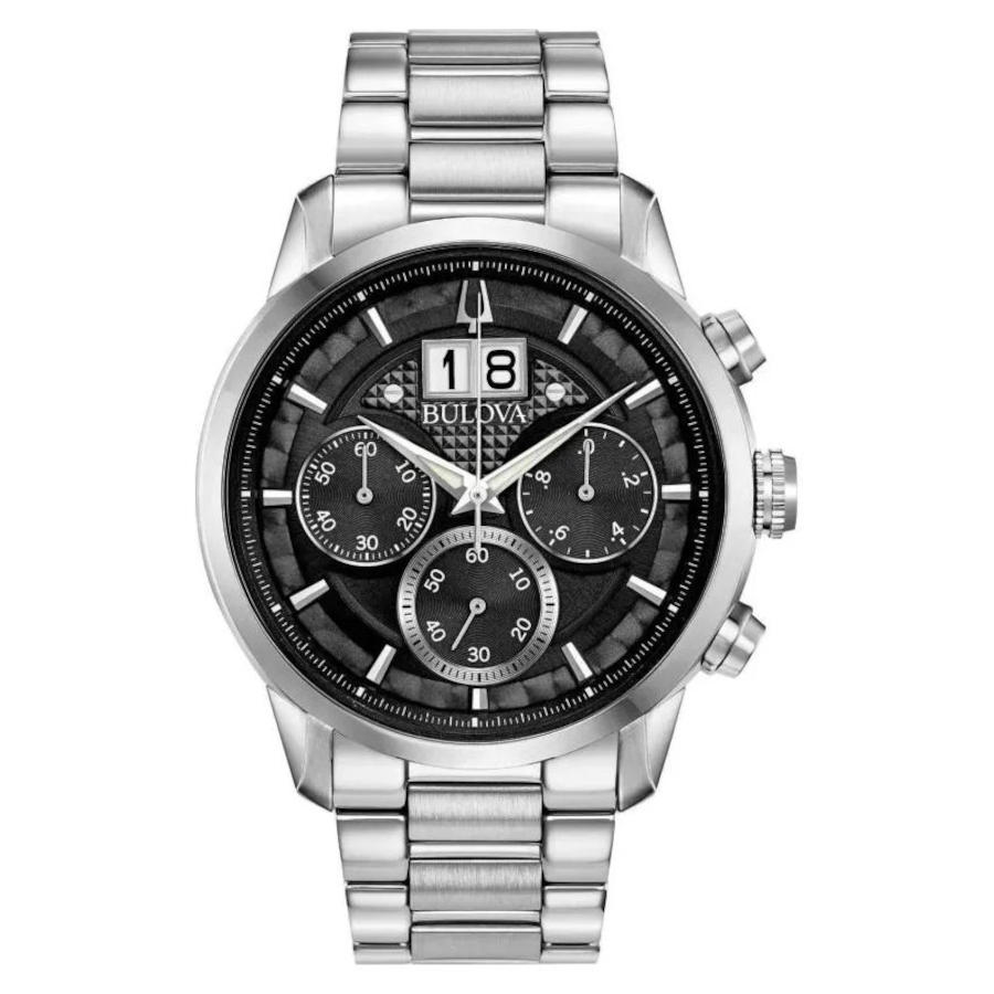 96B319 Bulova Sutton Chronograph Stainless Steel Bracelet 96B319