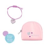 Tikkers Heart Pink Fabric Strap Gift Set ATK1031 - Image 3