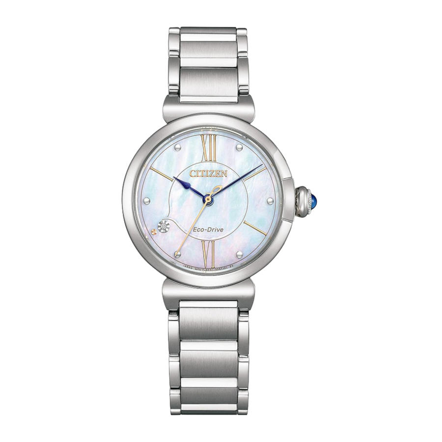 EM1070-83D Citizen Ladies Eco-Drive Stainless Steel Bracelet EM1070-83D