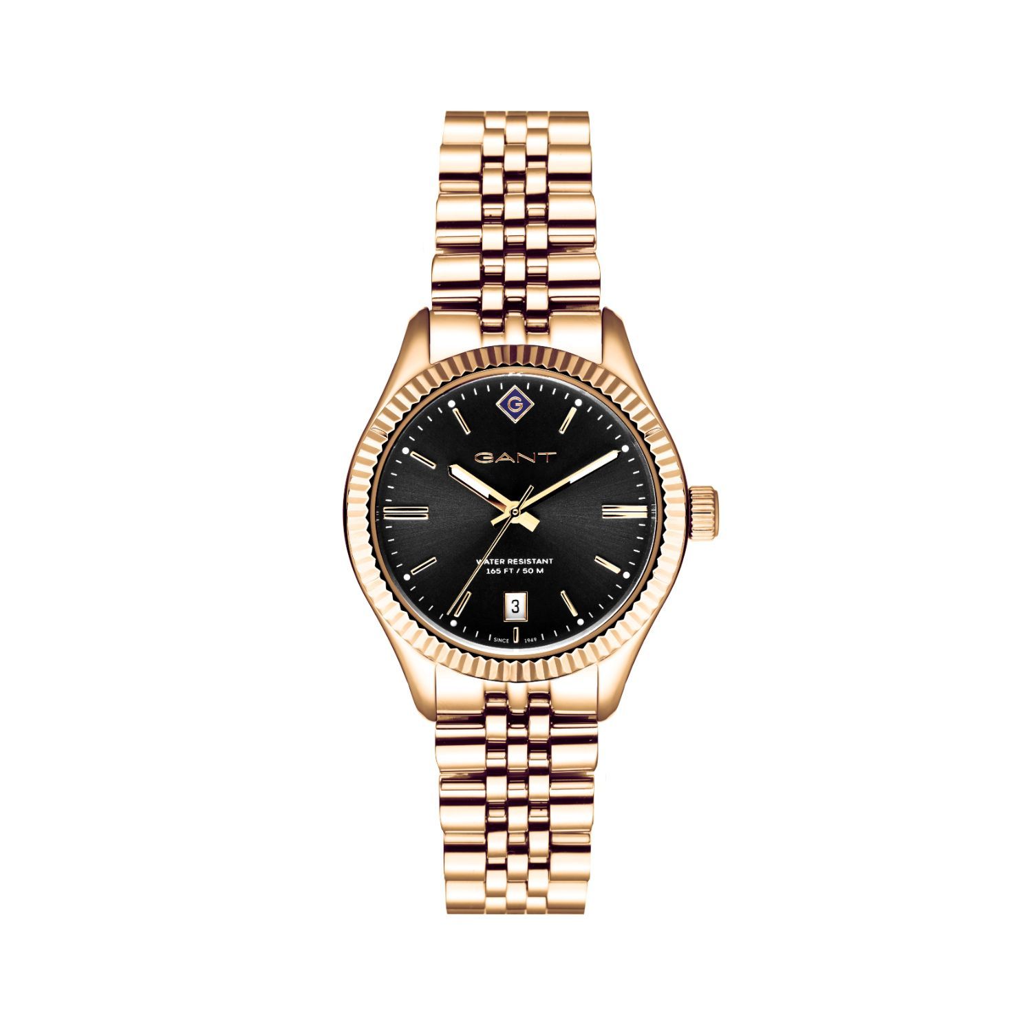 G136012_1 Gant Sussex Gold Stainless Steel Bracelet G136012