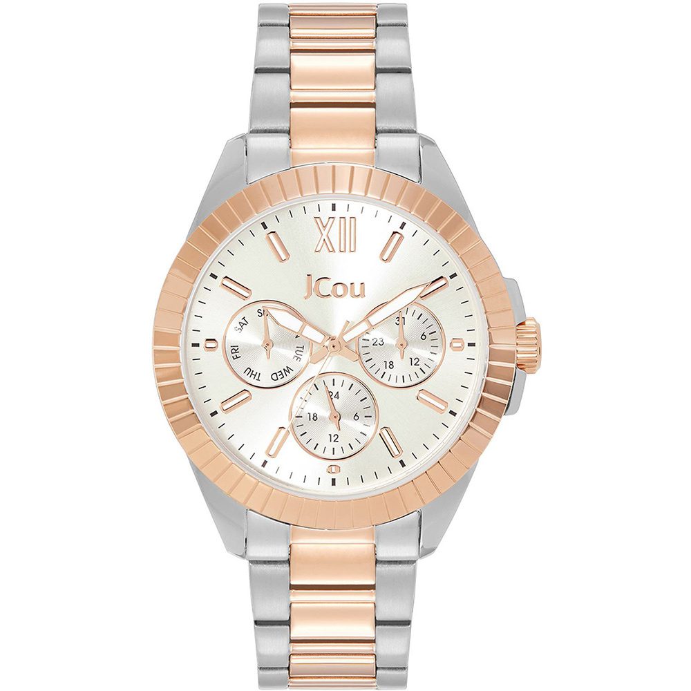 JU19040-3 Jcou Aurora Two Tone Stainless Steel Bracelet JU19040-3
