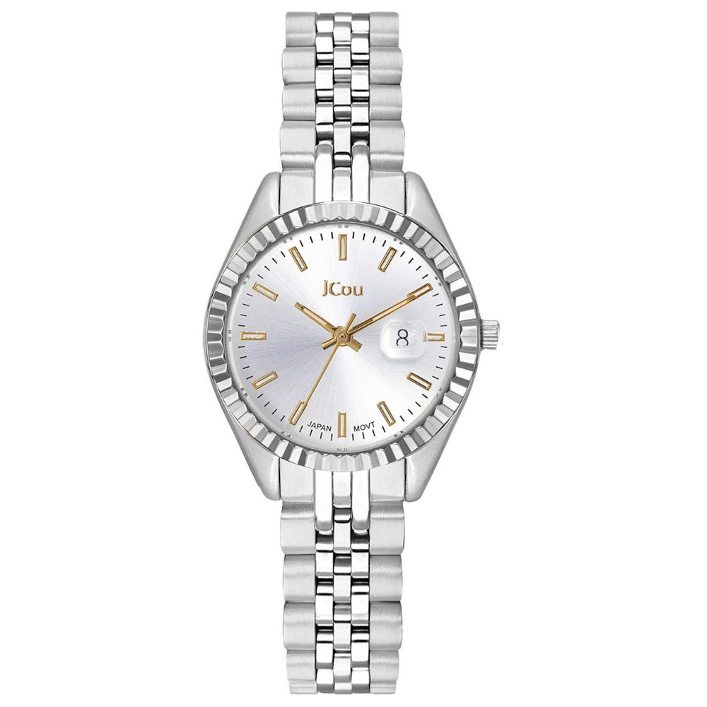 JU19066-1 Jcou Queens Petit ΙΙ Silver Stainless Steel Bracelet JU19066-1