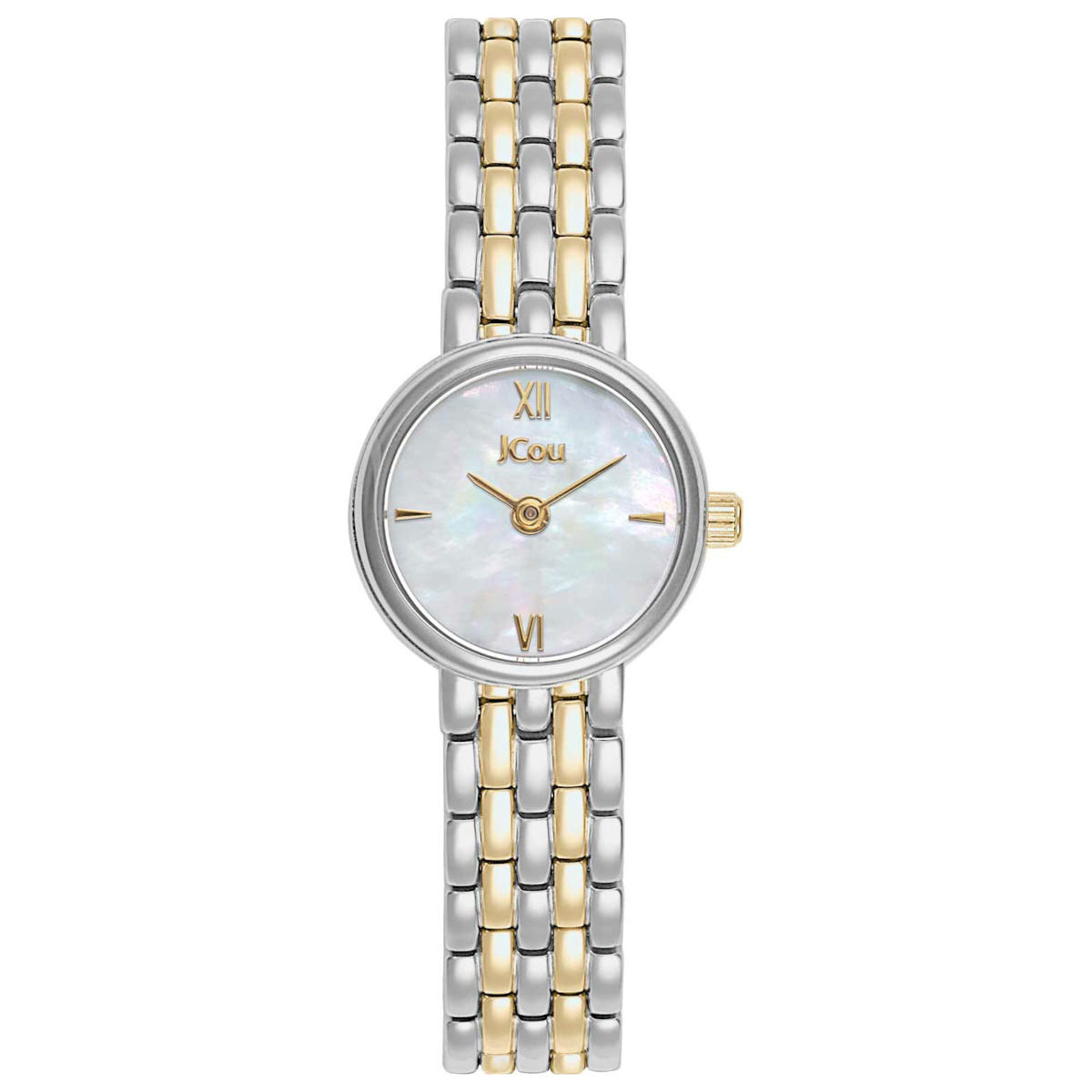 Jcou Lamelle Two Tone Stainless Steel Bracelet JU19067-5 Jcou Lamelle Two Tone Stainless Steel Bracelet JU19067-5