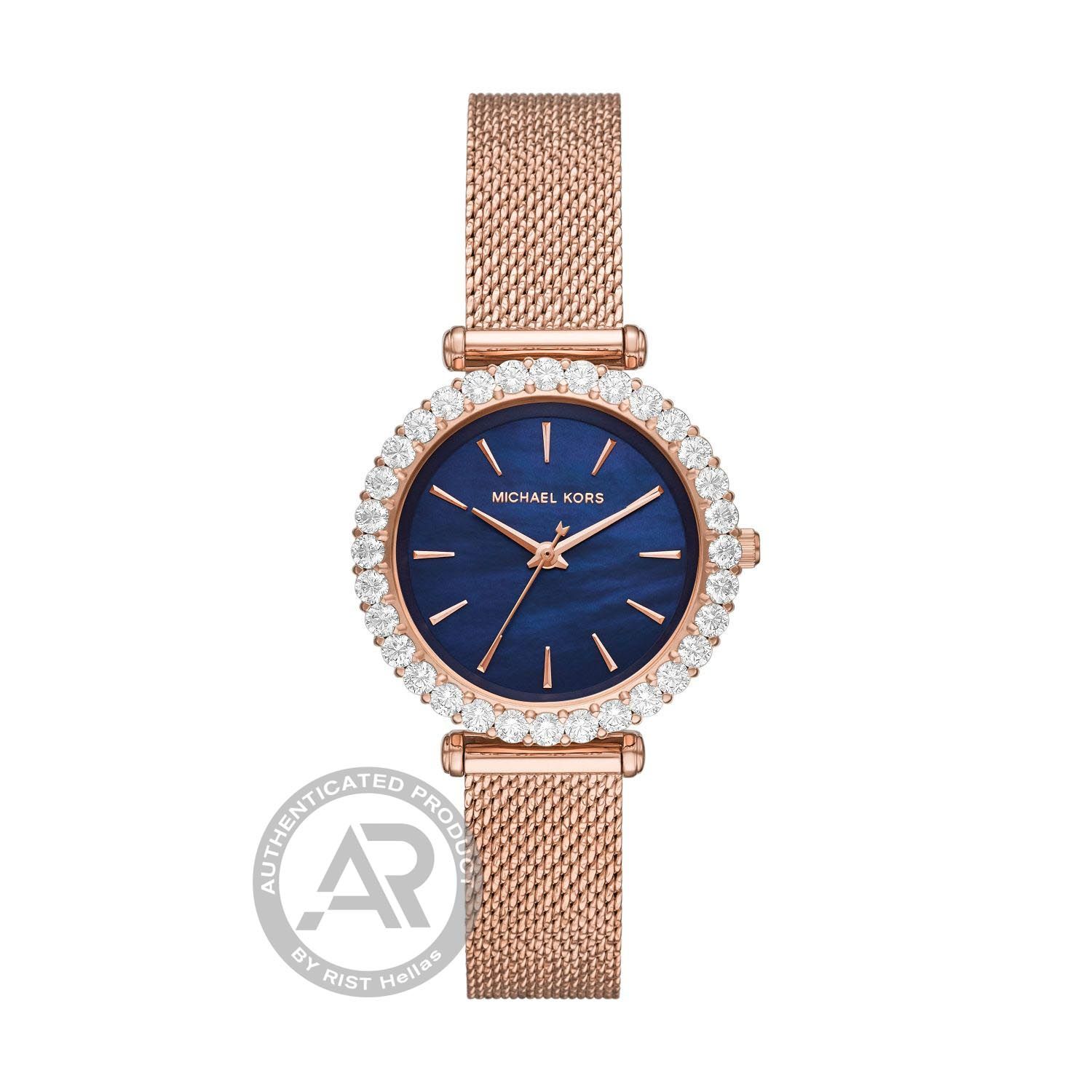 MK4630_1 Michael Kors Darci Crystals Rose Gold Stainless Steel Bracelet MK4630