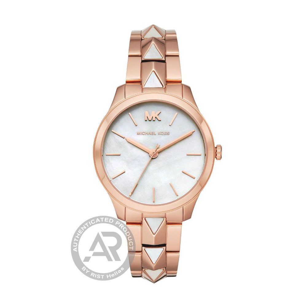 MK6671 Michael Kors Runway Rose Gold Stainless Steel Bracelet MK6671