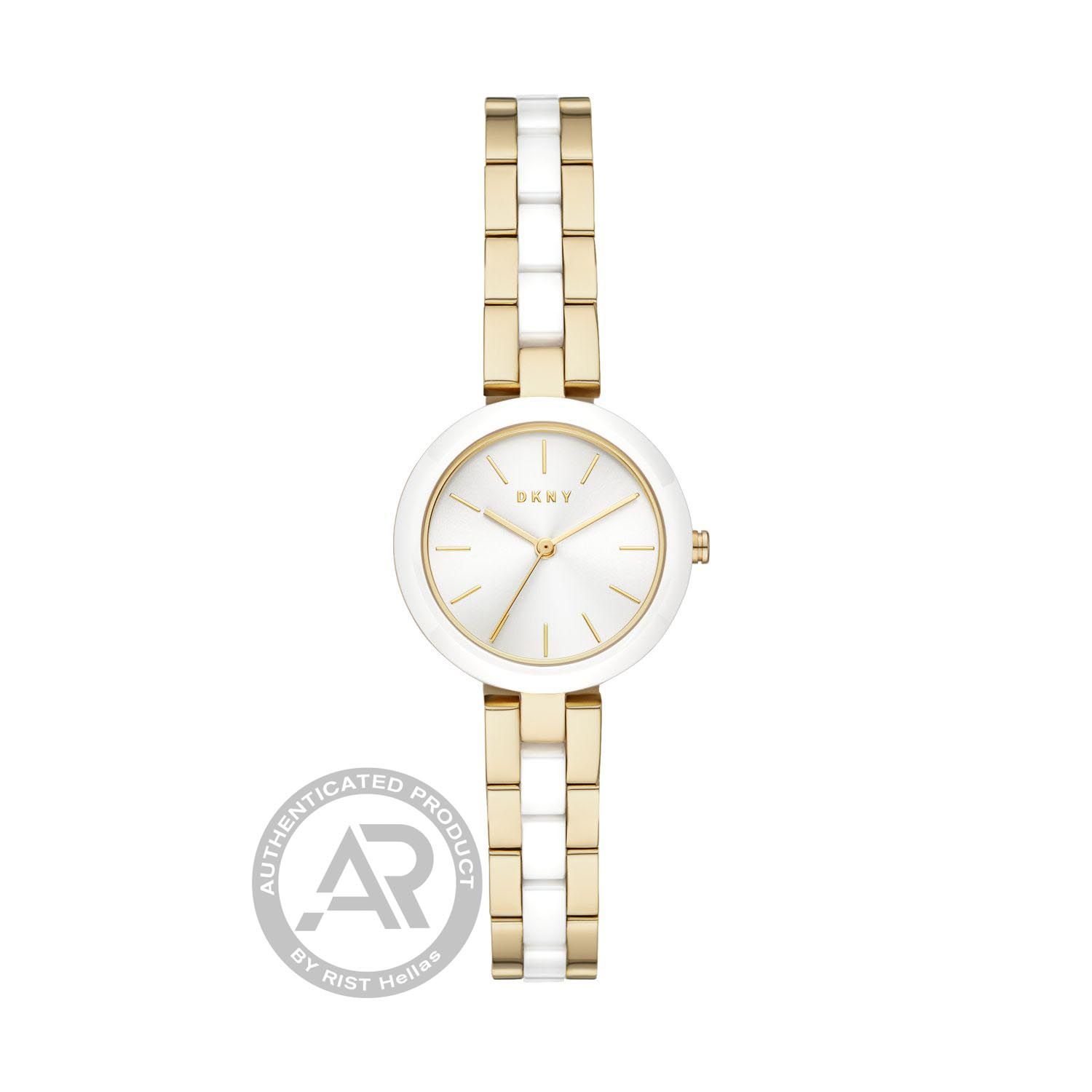 NY2911_1 Dkny City Link Two Tone Stainless Steel Bracelet NY2911
