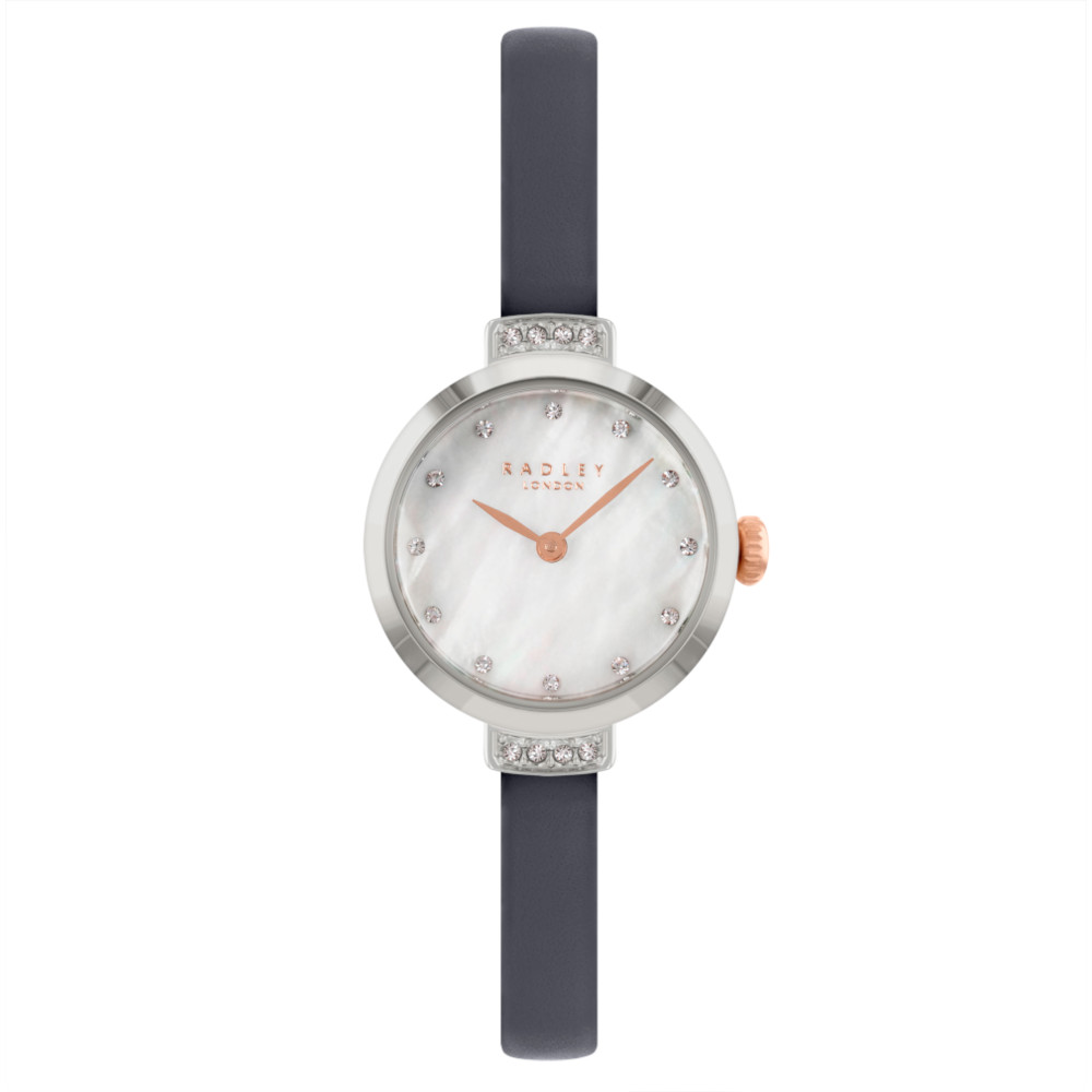 RY21491_1 Radley London Ladies Blue Navy Leather Strap RY21491
