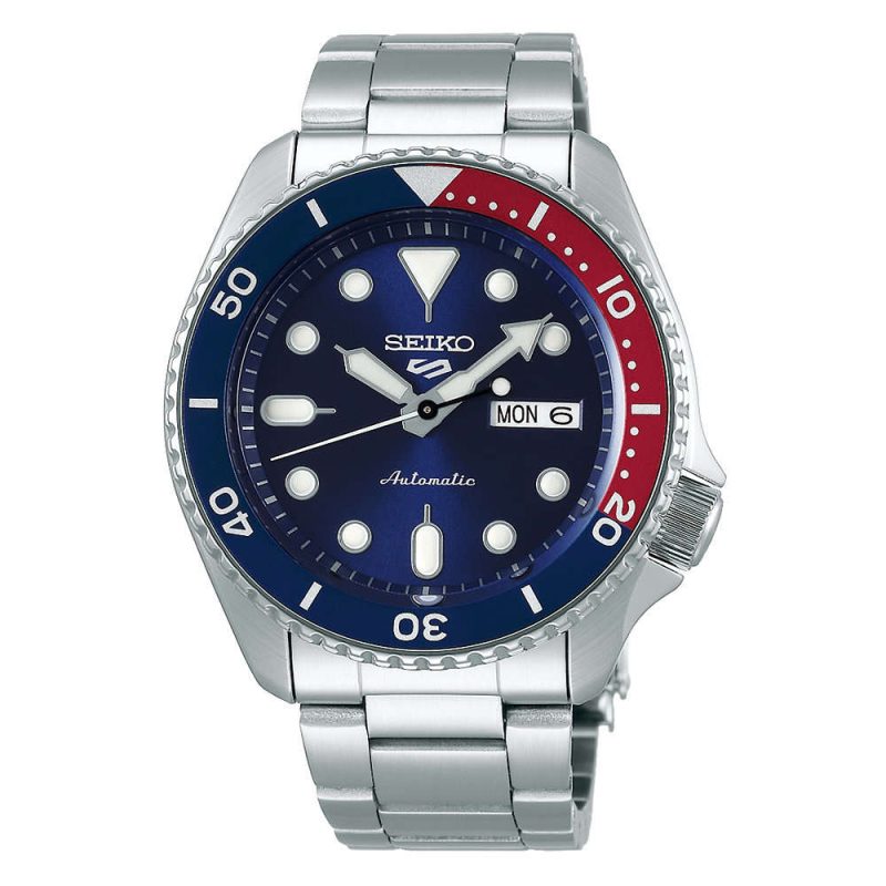 Seiko 5 Sports Automatic 5 Sports Silver Stainless Steel Bracelet SRPD53K1F