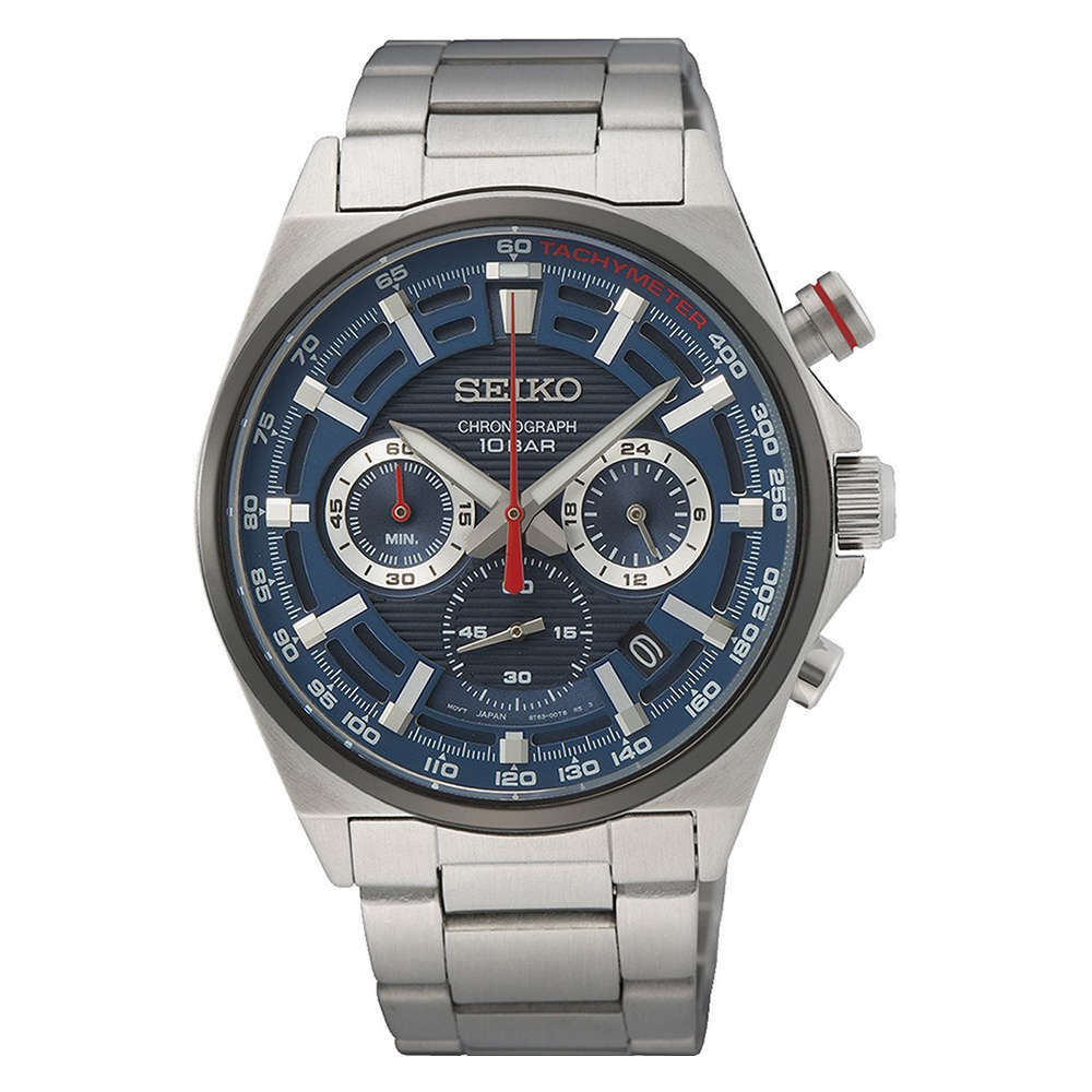 SSB407P1 Seiko Conceptual Chronograph Silver Stainless Steel Bracelet SSB407P1