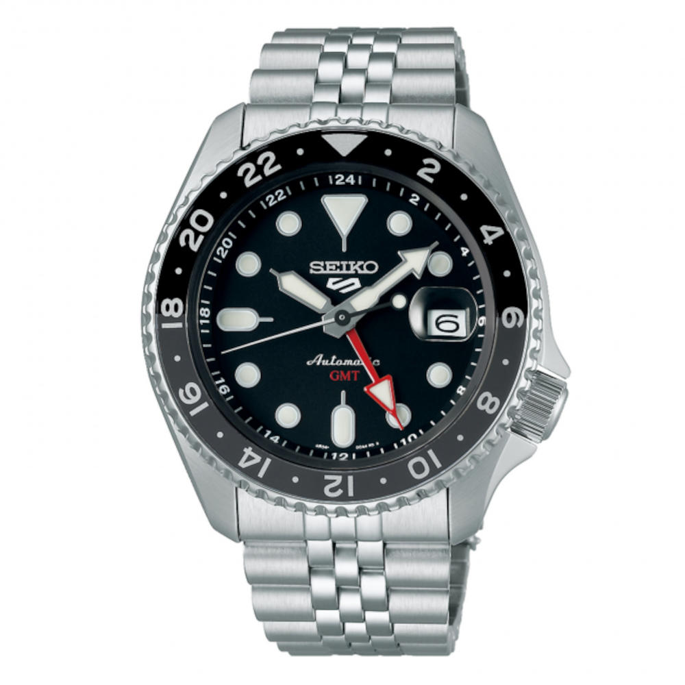 Seiko 5 Sports "Black Grape" GMT SKX Re-Interpretation Automatic Silver Stainless Steel Bracelet SSK001K1 Seiko 5 Sports "Black Grape" GMT SKX Re-Interpretation Automatic Silver Stainless Steel Bracelet SSK001K1