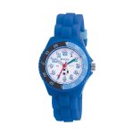 Tikkers Football Blue Silicone Strap TK0002