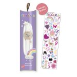 Tikkers Unicorn Crystals White Leather Strap TK0171 - Image 4
