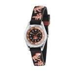 Tikkers Dinosaur Black Silicone Strap TK0185