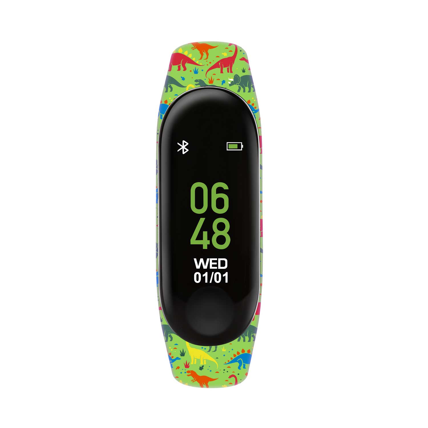 TKS01-0007_1 Tikkers Dinosaur Series 01 Green Silicone Strap Activity Tracker TKS01-0007 - Image 1