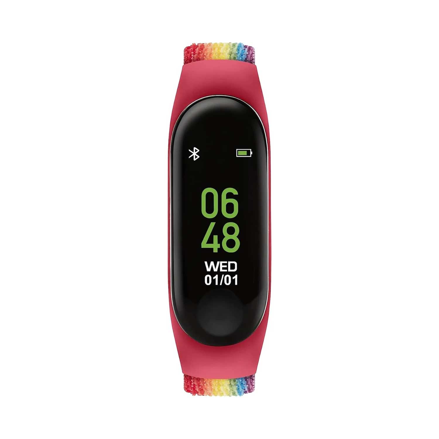 TKS01-0019 Tikkers Series 01 Multicolor Fabric Strap Activity Tracker TKS01-0019
