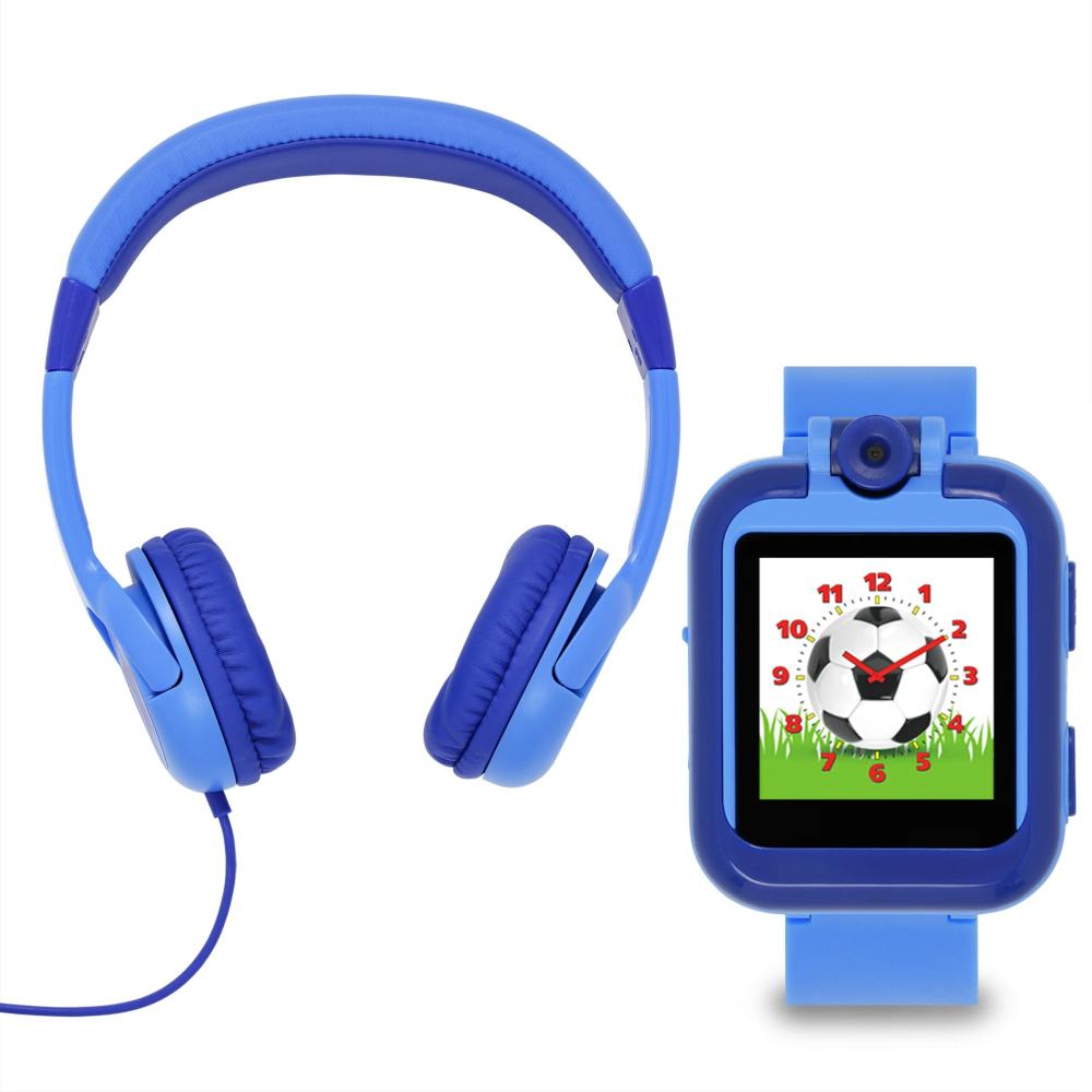 TKS02-0002 Tikkers Blue Silicone Strap Interactive Smartwatch & Headphone Set TKS02-0002