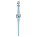 Tikkers WWF Blue Whale Light Blue Leather Strap TKWWF009