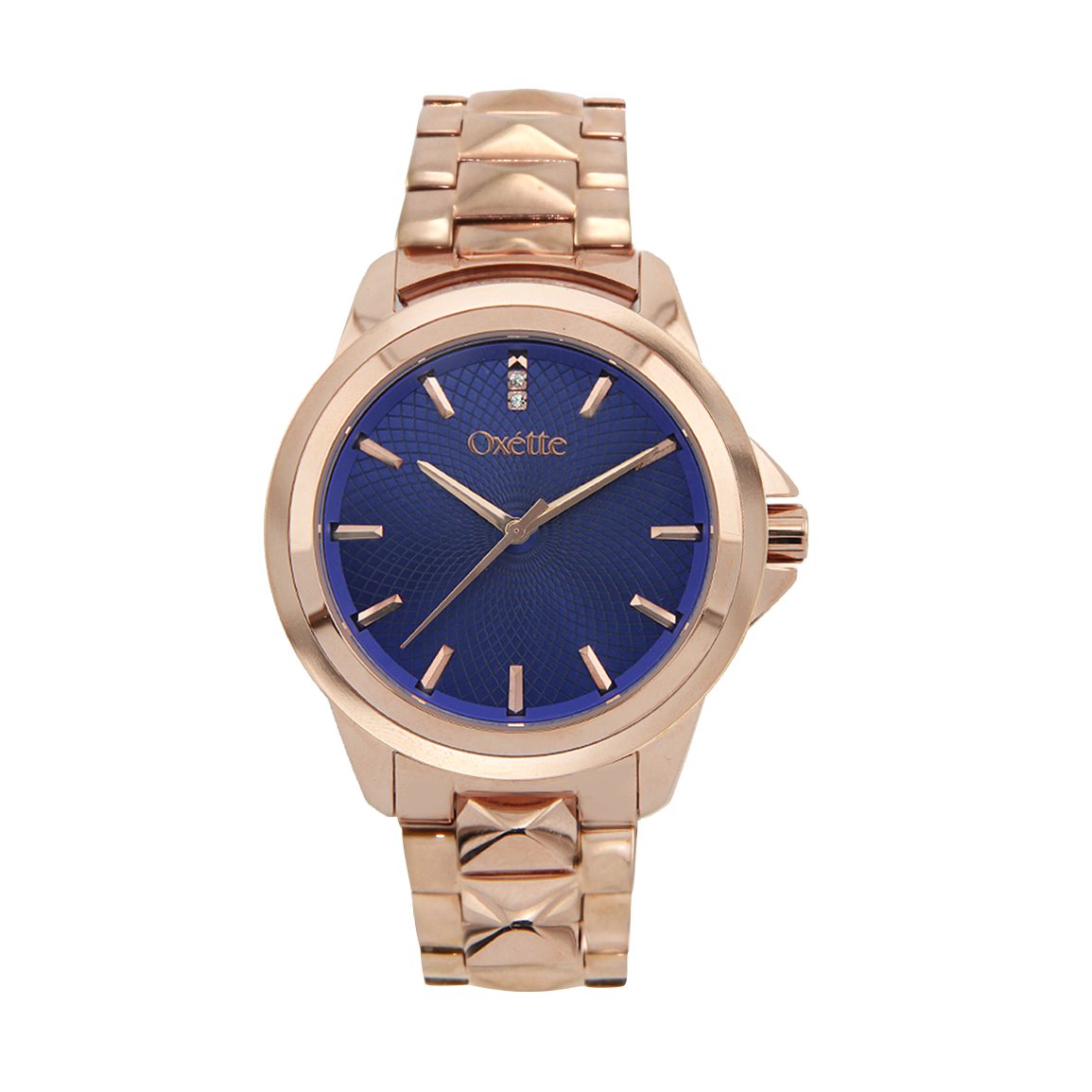 products-11X05-00508 OXETTE CRYSTALS ROSE GOLD STAINLESS STEEL BRACELET