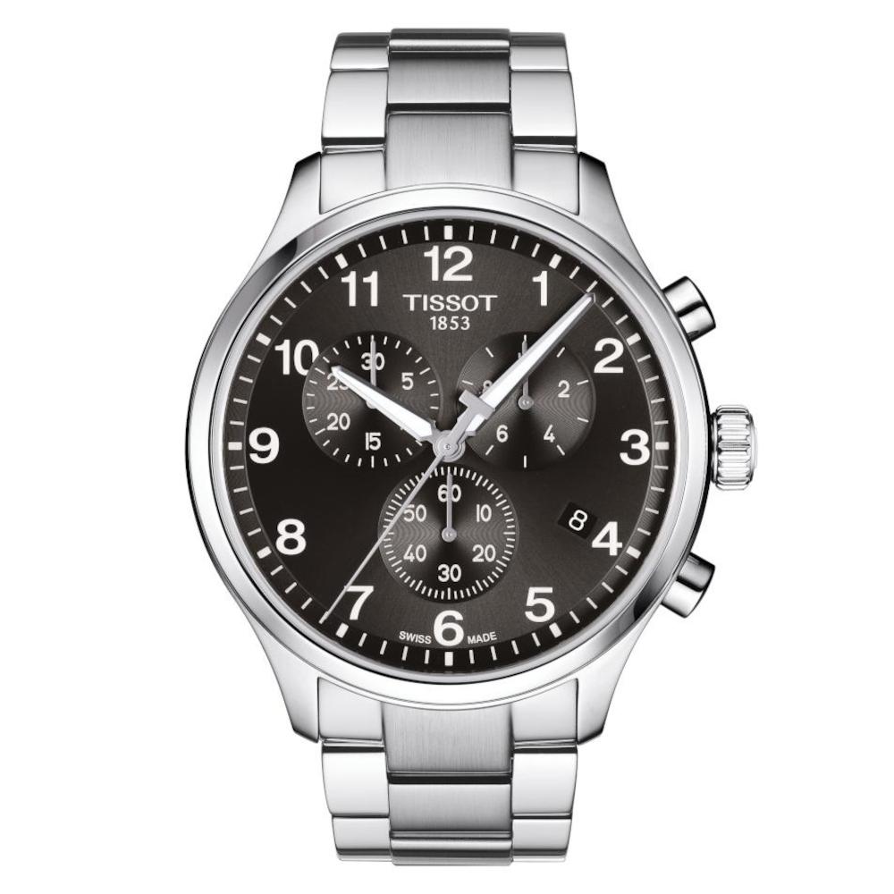 Tissot T-Sport Chrono XL Classic Silver Stainless Steel Bracelet Chronograph T1166171105701 Tissot T-Sport Chrono XL Classic Silver Stainless Steel Bracelet Chronograph T1166171105701