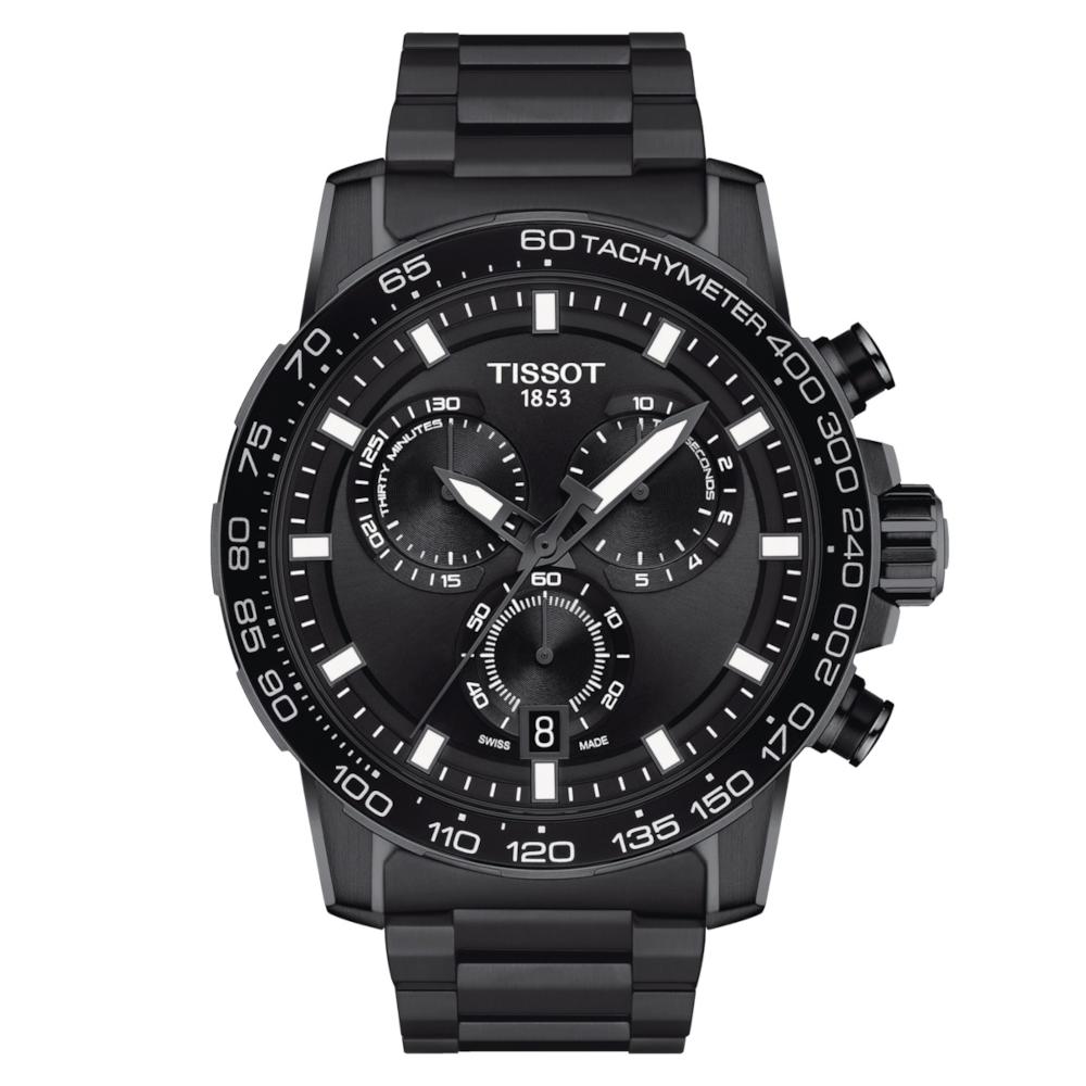 Tissot Supersport Chrono Black Stainless Steel Bracelet Chronograph T1256173305100 Tissot Supersport Chrono Black Stainless Steel Bracelet Chronograph T1256173305100