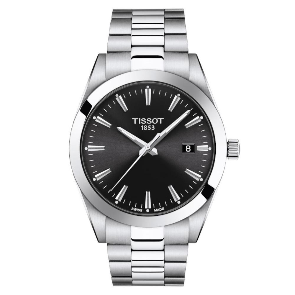 Tissot T-Classic Gentleman Silver Stainless Steel Bracelet T1274101105100 Tissot T-Classic Gentleman Silver Stainless Steel Bracelet T1274101105100