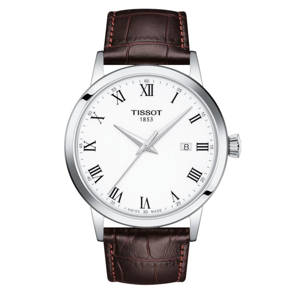 Tissot Classic Dream Brown Leather Strap T1294101601300 Tissot Classic Dream Brown Leather Strap T1294101601300