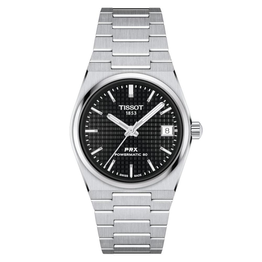 Tissot T-Classic PRX Powermatic 80 Automatic Silver Stainless Steel Bracelet T1372071105100 Tissot T-Classic PRX Powermatic 80 Automatic Silver Stainless Steel Bracelet T1372071105100