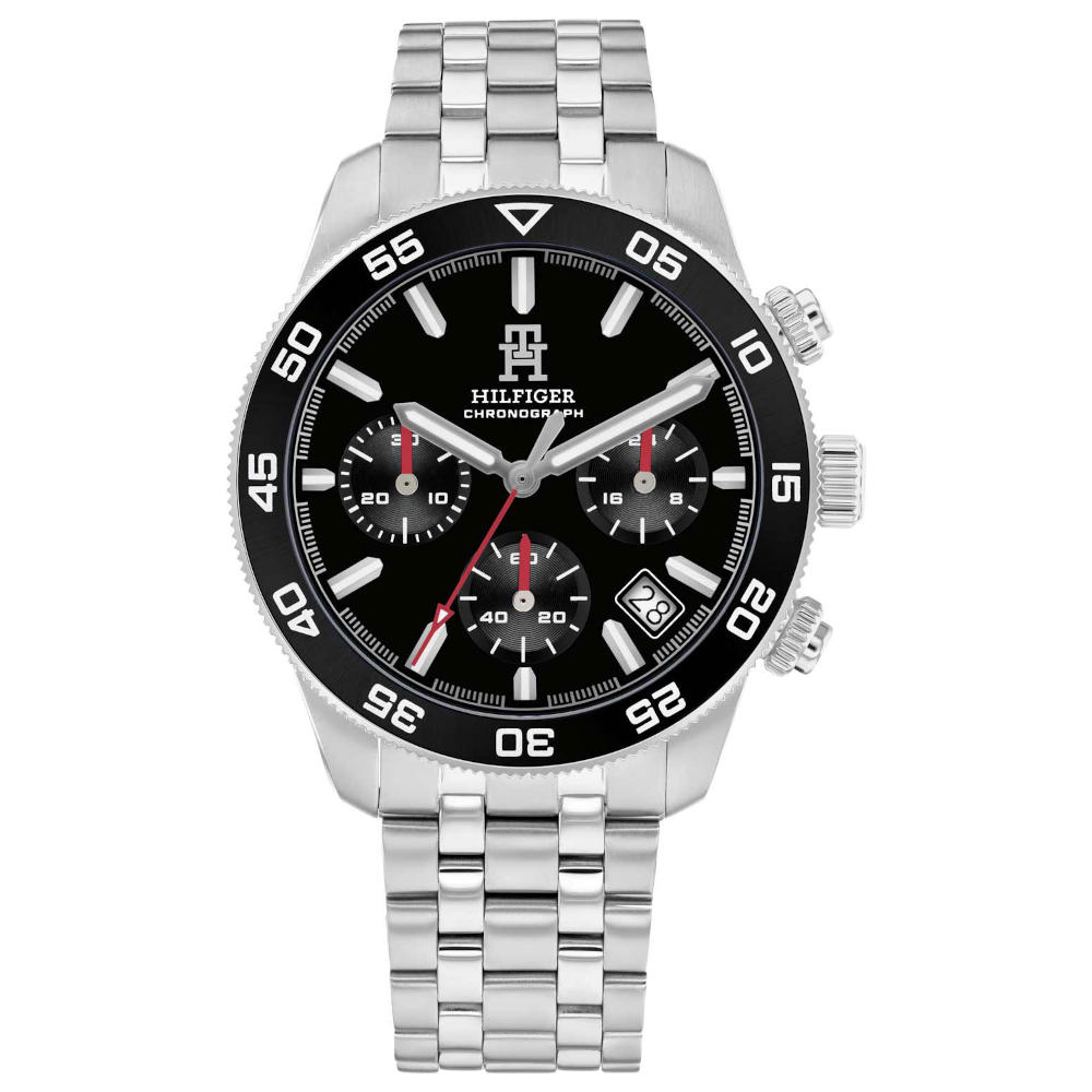 Tommy Hilfiger Chronograph Silver Stainless Steel Bracelet 1792156 Tommy Hilfiger Chronograph Silver Stainless Steel Bracelet 1792156