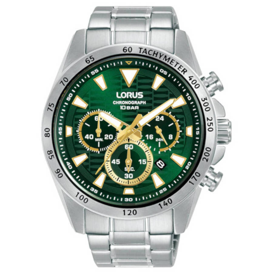 Lorus Sports Chronograph Stainless Steel Bracelet RT355KX9 Lorus Sports Chronograph Stainless Steel Bracelet RT355KX9