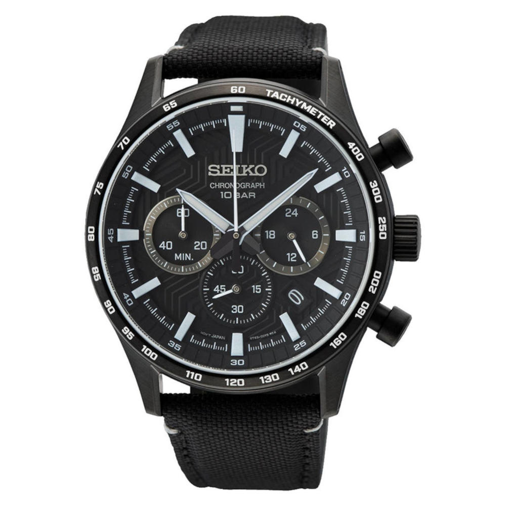 Seiko Conceptual Chronograph Black Synthetic Strap SSB417P1 Seiko Conceptual Chronograph Black Synthetic Strap SSB417P1