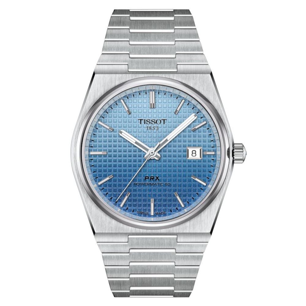 Tissot T-Classic PRX Powermatic 80 Automatic Silver Stainless Steel Bracelet T1374071135101 Tissot T-Classic PRX Powermatic 80 Automatic Silver Stainless Steel Bracelet T1374071135101