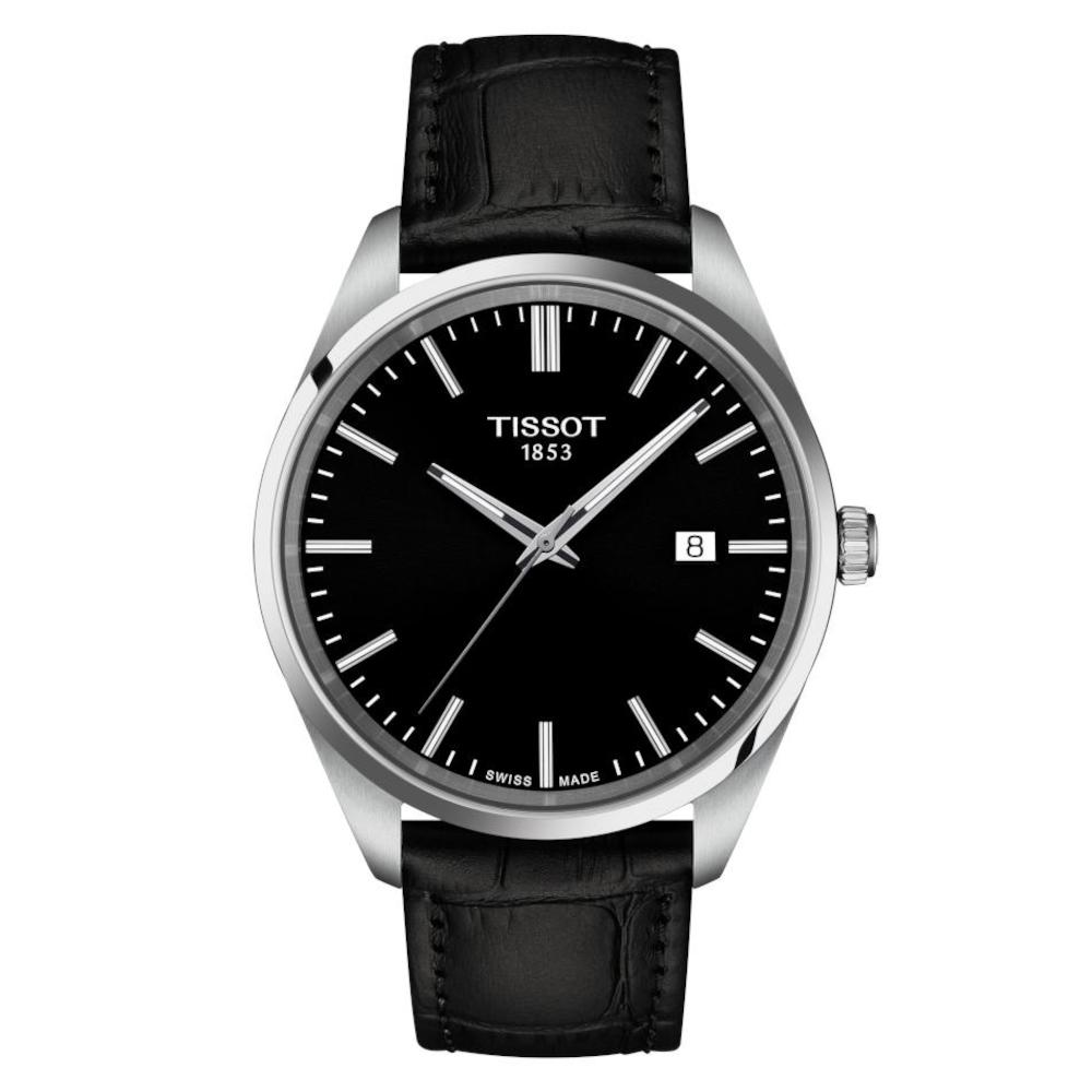 Tissot T-Classic PR 100 Black Leather Strap T1504101605100 Tissot T-Classic PR 100 Black Leather Strap T1504101605100